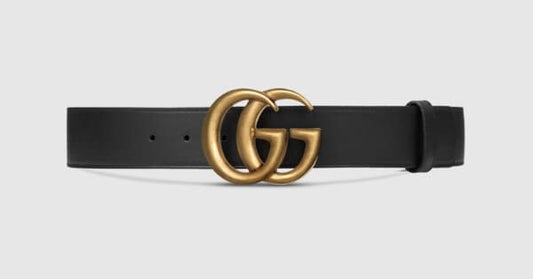 Gucci 2015 Re-Edition Wide Leather Belt - Pre-Loved