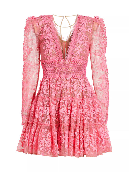 Bronx & Banco Megan Mini Dress - Pink - Like New